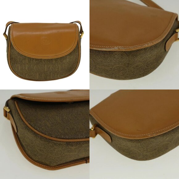 GUCCI Shoulder Bag Coated Canvas Brown 007 58 0074 Auth am5132 - Picture 14 of 14